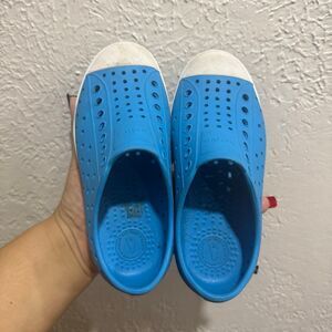 Native Size 12 Unisex baby blue slip on